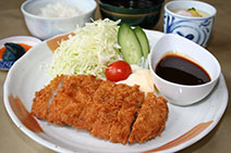 三元豚ロースカツセット
