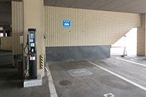 網走セントラルホテル屋根付き駐車場